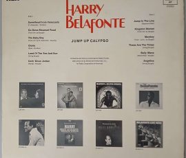 Harry Belafonte – "Jump Up Calypso" (RCA Victor – SRS 561) Cover Rückseite Harry Belafonte – "Jump Up Calypso" (RCA Victor – SRS 561) Cover Rückseite