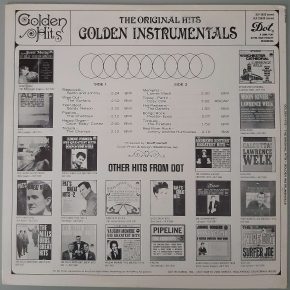 Various – "Golden Instrumentals" (Dot Records – DLP-25.820) Cover Rückseite