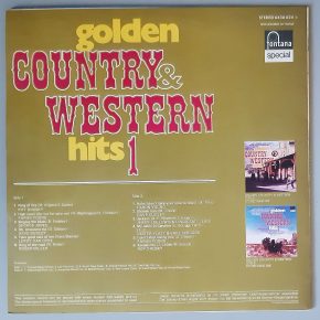 Various – "Golden Country & Western Hits 1" (Fontana – 6430 034) Cover Rückseite Various – "Golden Country & Western Hits 1" (Fontana – 6430 034) Cover Rückseite