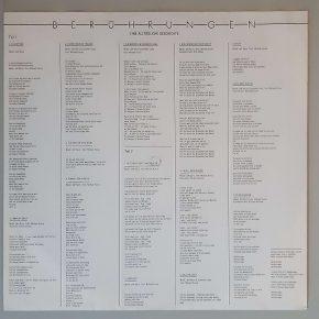 Gitte Haenning – "Berührungen" (Global Records And Tapes – 205 744-365) Schutzhülle2 Gitte Haenning – "Berührungen" (Global Records And Tapes – 205 744-365) Schutzhülle2
