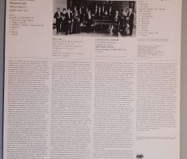 Georg Friedrich Händel – "Wassermusik" (ETERNA – 7 25 274) Cover Rückseite Georg Friedrich Händel – "Wassermusik" (ETERNA – 7 25 274) Cover Rückseite