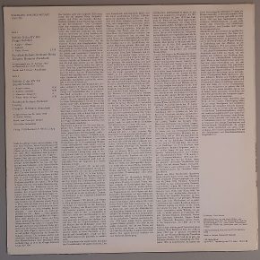 W. A. Mozart – "Sinfonie D-dur KV 504 (Prager Sinfonie) / Sinfonie C-dur KV 551 (Jupiter-Sinfonie) - Historische Aufnahme" (ETERNA – 8 21 634) Cover Rückseite W. A. Mozart – "Sinfonie D-dur KV 504 (Prager Sinfonie) / Sinfonie C-dur KV 551 (Jupiter-Sinfonie) - Historische Aufnahme" (ETERNA – 8 21 634) Cover Rückseite