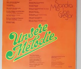 Sandra Mo & Jan Gregor – "Unsere Melodie" (AMIGA – 8 55 590) Cover Rückseite Sandra Mo & Jan Gregor – "Unsere Melodie" (AMIGA – 8 55 590) Cover Rückseite
