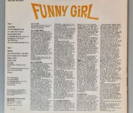 Jule Styne – "Funny Girl (Original Filmmusik)" (AMIGA – 8 45 083) Cover Rückseite Jule Styne – "Funny Girl (Original Filmmusik)" (AMIGA – 8 45 083) Cover Rückseite