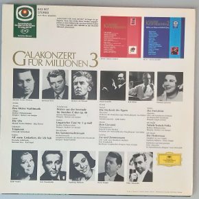 Various – "Galakonzert Für Millionen 3" (Deutsche Grammophon – 643 007) Cover Rückseite Various – "Galakonzert Für Millionen 3" (Deutsche Grammophon – 643 007) Cover Rückseite