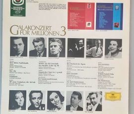 Various – "Galakonzert Für Millionen 3" (Deutsche Grammophon – 643 007) Cover Rückseite Various – "Galakonzert Für Millionen 3" (Deutsche Grammophon – 643 007) Cover Rückseite