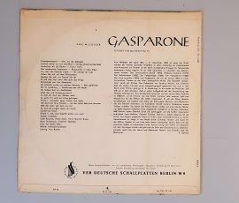 Karl Millöcker – "Gasparone (Operettenquerschnitt)" (AMIGA – 8 45 25) Cover Rückseite Karl Millöcker – "Gasparone (Operettenquerschnitt)" (AMIGA – 8 45 25) Cover Rückseite