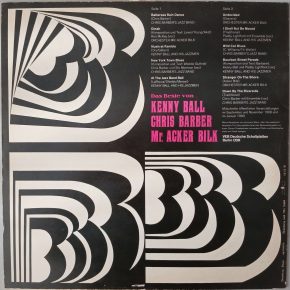 Kenny Ball, Chris Barber, Mr. Acker Bilk – "Das Beste Von Kenny Ball, Chris Barber und Mr. Acker Bilk" (Amiga 855 252) Cover Rückseite