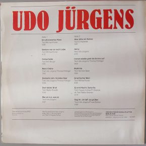 Udo Jürgens "Udo Jürgens" (AMIGA - 8 55 521) Cover Rückseite Udo Jürgens "Udo Jürgens" (AMIGA - 8 55 521) Cover Rückseite