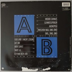 Klaus Lage Band – "Schweissperlen" (EMI Electrola – 1C 066 1469461) Cover Rückseite Klaus Lage Band – "Schweissperlen" (EMI Electrola – 1C 066 1469461) Cover Rückseite