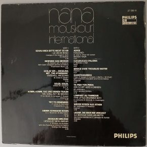 Nana Mouskouri – "International" (Philips – 27 556-0) Cover Rückseite Nana Mouskouri – "International" (Philips – 27 556-0) Cover Rückseite