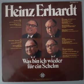 Heinz Erhardt – "Was Bin Ich Wieder Für Ein Schelm" (Telefunken – TS 3155/1) Cover Rückseite Heinz Erhardt – "Was Bin Ich Wieder Für Ein Schelm" (Telefunken – TS 3155/1) Cover Rückseite