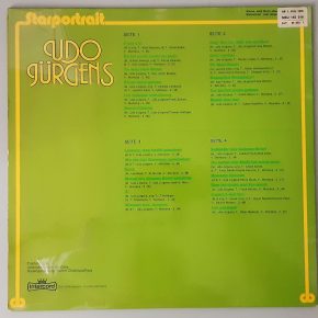 Udo Jürgens "Starportrait" (Intercord – 26 603-1 Z/1-2) Cover Rückseite Udo Jürgens "Starportrait" (Intercord – 26 603-1 Z/1-2) Cover Rückseite