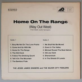 Various "Home On The Range (Way Out West)" (Standard – O 1219) Cover Rückseite Various "Home On The Range (Way Out West)" (Standard – O 1219) Cover Rückseite