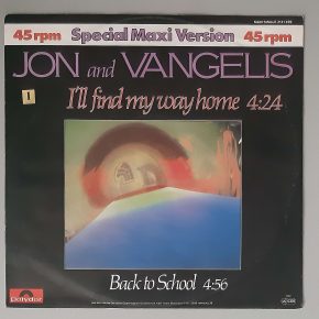 Jon And Vangelis– I'll Find My Way Home (Special Maxi Version) Polydor– 2141 499 Cover Vorderseite Jon And Vangelis– I'll Find My Way Home (Special Maxi Version) Polydor– 2141 499 Cover Vorderseite