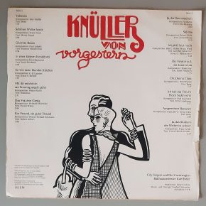 Ballhausorchester Kurt Beyer – "Knüller Von Vorgestern" (AMIGA – 8 55 594) Cover Rückseite Ballhausorchester Kurt Beyer – "Knüller Von Vorgestern" (AMIGA – 8 55 594) Cover Rückseite