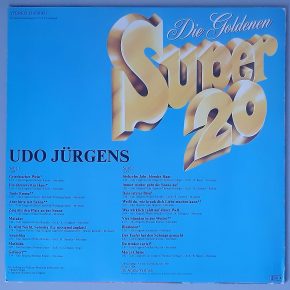 Udo Jürgens – "Udo Jürgens – Die Goldenen Super 20" (Ariola – 25 208 XU) Cover Rückseite Udo Jürgens – "Udo Jürgens – Die Goldenen Super 20" (Ariola – 25 208 XU) Cover Rückseite