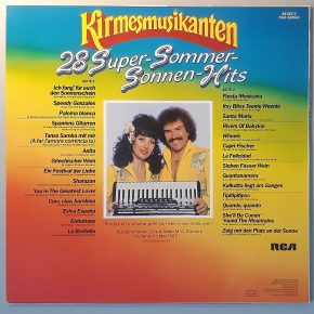 Die Kirmesmusikanten – "Super- Sommer- Sonnen-Hits" (RCA – 36053-7) Cover Rückseite Die Kirmesmusikanten – "Super- Sommer- Sonnen-Hits" (RCA – 36053-7) Cover Rückseite
