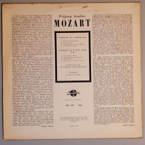 Wolfgang Amadeus Mozart – "Hungarian Chamber Orchestra" (Qualiton - LPX 1193) Cover Rückseite Wolfgang Amadeus Mozart – "Hungarian Chamber Orchestra" (Qualiton - LPX 1193) Cover Rückseite