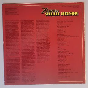 Willie Nelson – "20 Of The Best" (AMIGA – 8 56 363) Cover Rückseite Willie Nelson – "20 Of The Best" (AMIGA – 8 56 363) Cover Rückseite