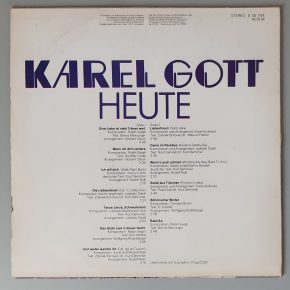 Karel Gott – "Heute" (AMIGA – 8 55 744) Cover Rückseite Karel Gott – "Heute" (AMIGA – 8 55 744) Cover Rückseite