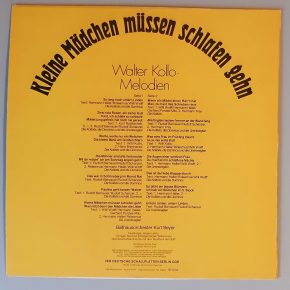 Ballhausorchester Kurt Beyer – "Kleine Mädchen Müssen Schlafen Gehn - Walter Kollo Melodien" (AMIGA – 8 55 388) Cover Rückseite Ballhausorchester Kurt Beyer – "Kleine Mädchen Müssen Schlafen Gehn - Walter Kollo Melodien" (AMIGA – 8 55 388) Cover Rückseite