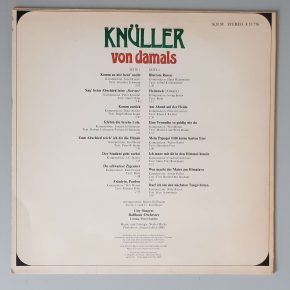 Various – "Knüller Von Damals" (AMIGA – 8 55 756) Cover Rückseite Various – "Knüller Von Damals" (AMIGA – 8 55 756) Cover Rückseite