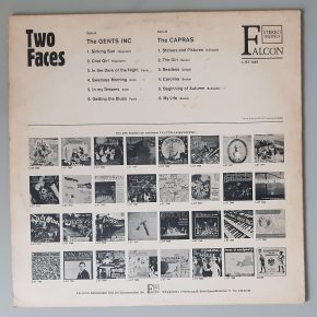 The Gents Inc., The Capras – "Two Faces" (Falcon – L-ST 7067) Cover Rückseite The Gents Inc., The Capras – "Two Faces" (Falcon – L-ST 7067) Cover Rückseite
