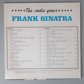 Frank Sinatra – "The Radio Years" (Wifon – LP 143) Cover Rückseite Frank Sinatra – "The Radio Years" (Wifon – LP 143) Cover Rückseite