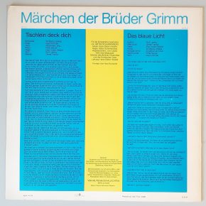 Brüder Grimm – "Märchen Der Brüder Grimm" (LITERA – 8 65 179) Cover Rückseite Brüder Grimm – "Märchen Der Brüder Grimm" (LITERA – 8 65 179) Cover Rückseite