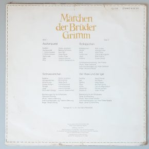 Brüder Grimm – "Märchen Der Brüder Grimm" (LITERA – 8 65 179) Cover Rückseite Brüder Grimm – "Märchen Der Brüder Grimm" (LITERA – 8 65 179) Cover Rückseite