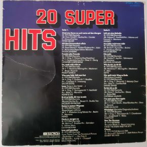 Various – "20 Super Hits" (EMI – 27 540-4) Cover Rückseite Various – "20 Super Hits" (EMI – 27 540-4) Cover Rückseite