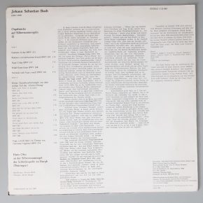 J.S. Bach, "Orgelwerke 12 - (Fantasie G-dur BWV 571 (ETERNA – 8 25 845) Cover Rückseite J.S. Bach, "Orgelwerke 12 - (Fantasie G-dur BWV 571 (ETERNA – 8 25 845) Cover Rückseite