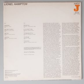 Lionel Hampton – "Lionel Hampton" (Amiga – 8 50 485) Cover Rückseite Lionel Hampton – "Lionel Hampton" (Amiga – 8 50 485) Cover Rückseite