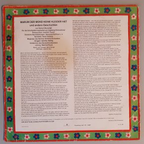 Samuil Marschak – "Warum Der Mond Keine Kleider Hat" (LITERA – 8 65 180) Cover Rückseite Samuil Marschak – "Warum Der Mond Keine Kleider Hat" (LITERA – 8 65 180) Cover Rückseite