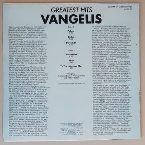 Vangelis – "Greatest Hits" (AMIGA – 8 56 151) Cover Rückseite Vangelis – "Greatest Hits" (AMIGA – 8 56 151) Cover Rückseite