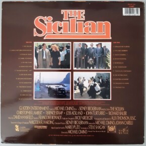David Mansfield – "The Sicilian" (Virgin Movie Music – V 2487) Cover Rückseite