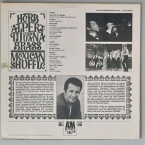 Herb Alpert & The Tijuana Brass – "Mexican Shuffle" (A&M Records – 77 357) Cover Rückseite